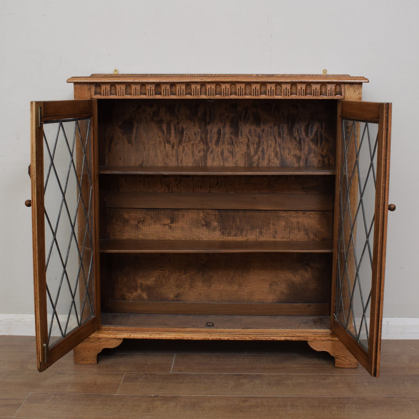 Glazed Oak Bookcase