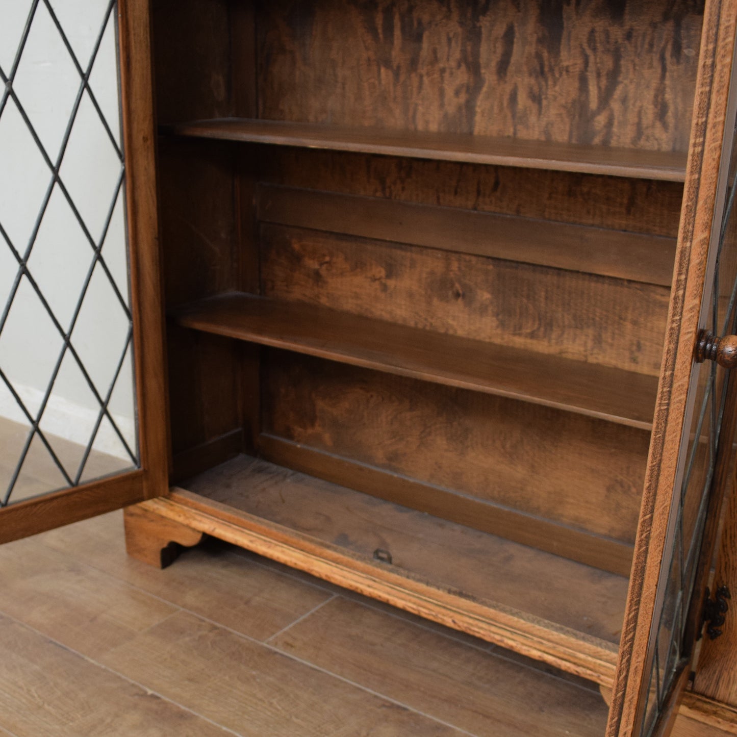 Glazed Oak Bookcase