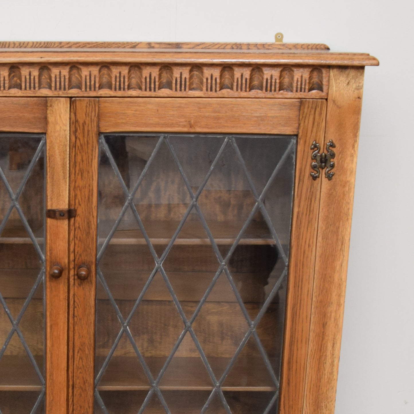 Glazed Oak Bookcase