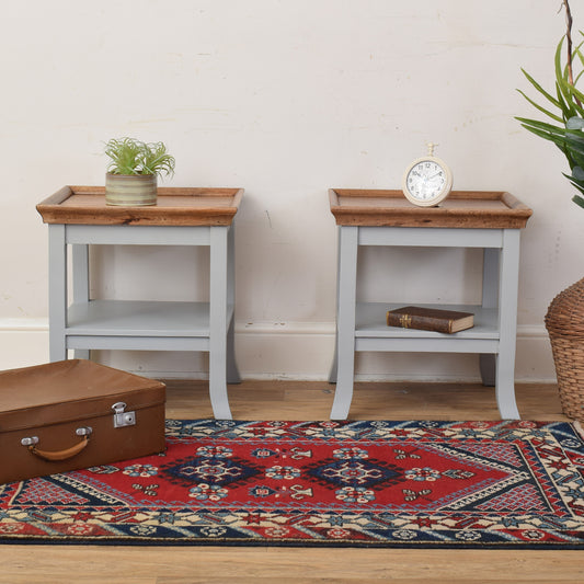 Pair Of Mango Bedsides