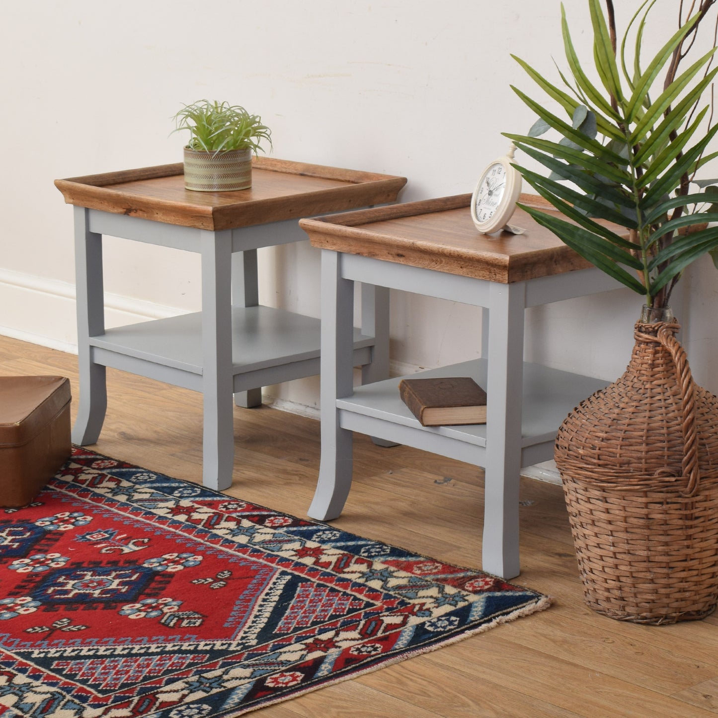 Pair Of Mango Bedsides