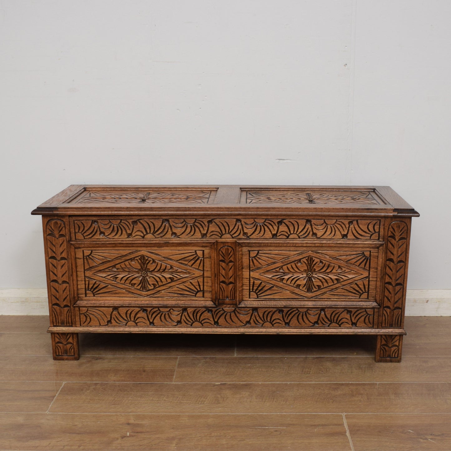 Restored Oak Blanket Box