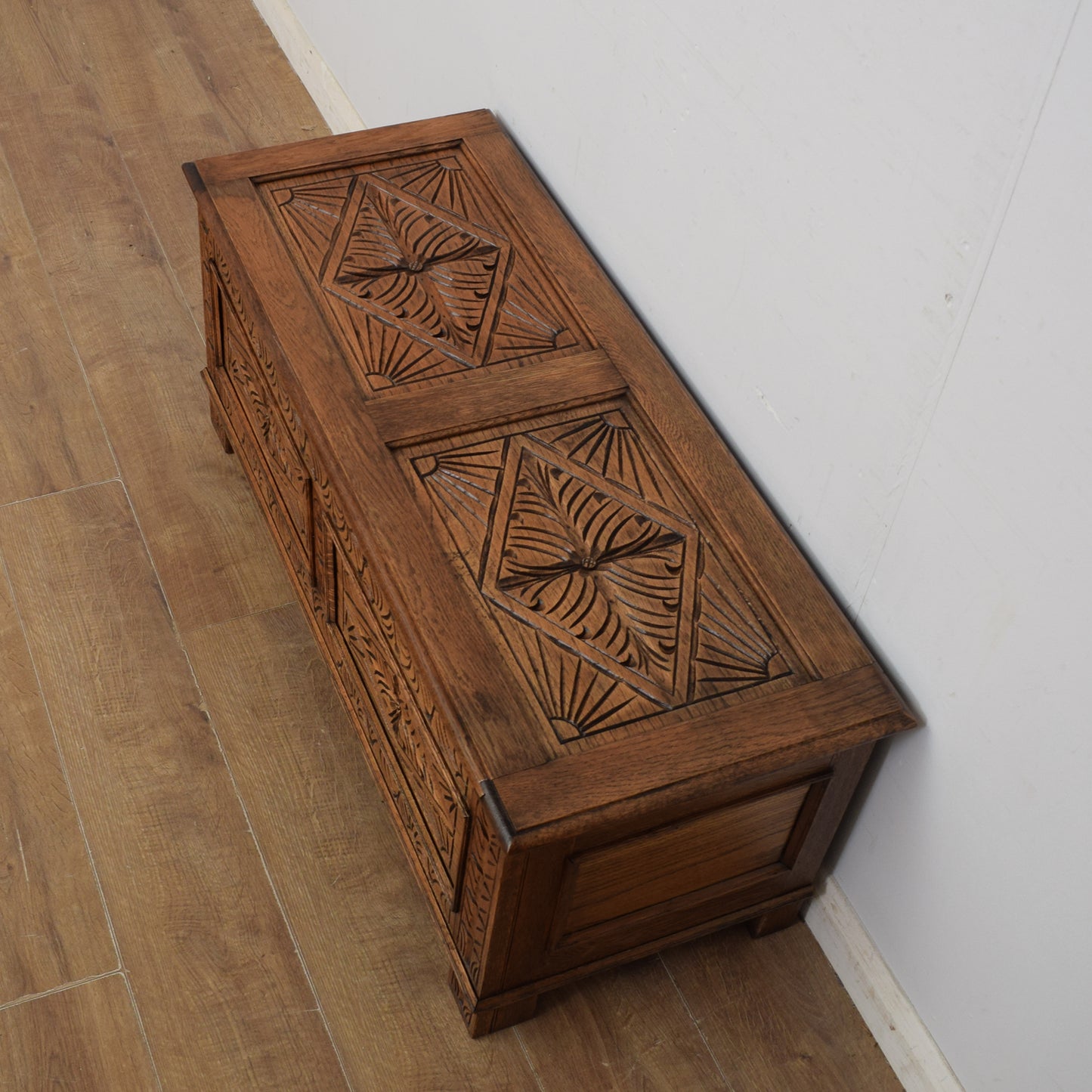 Restored Oak Blanket Box