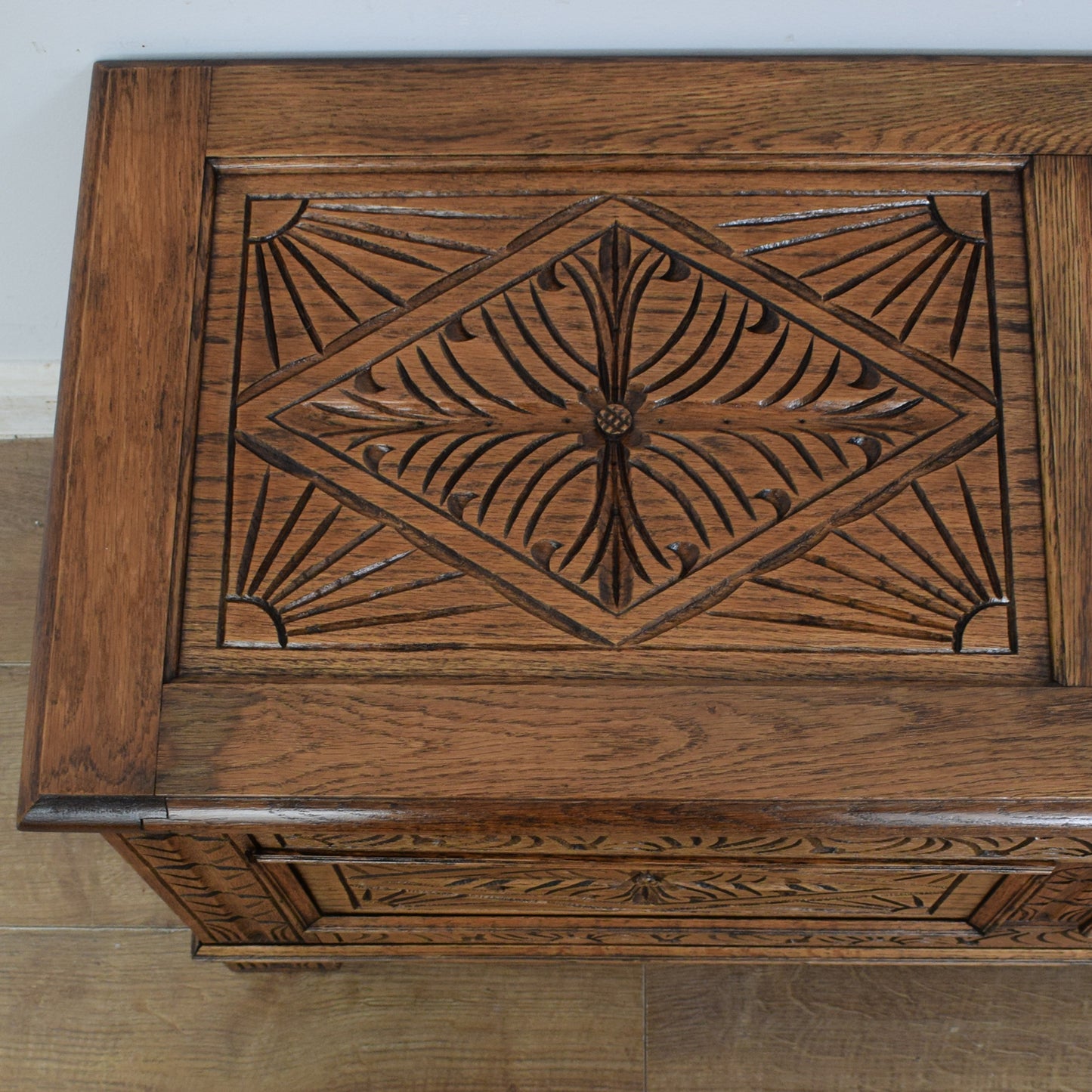 Restored Oak Blanket Box