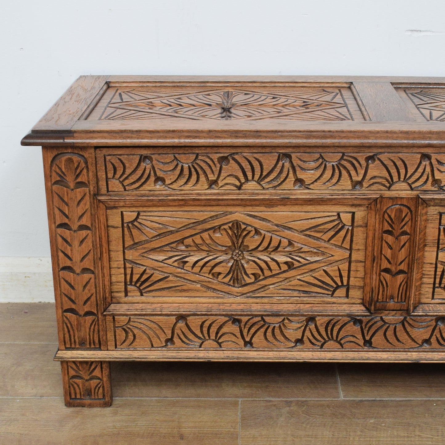 Restored Oak Blanket Box