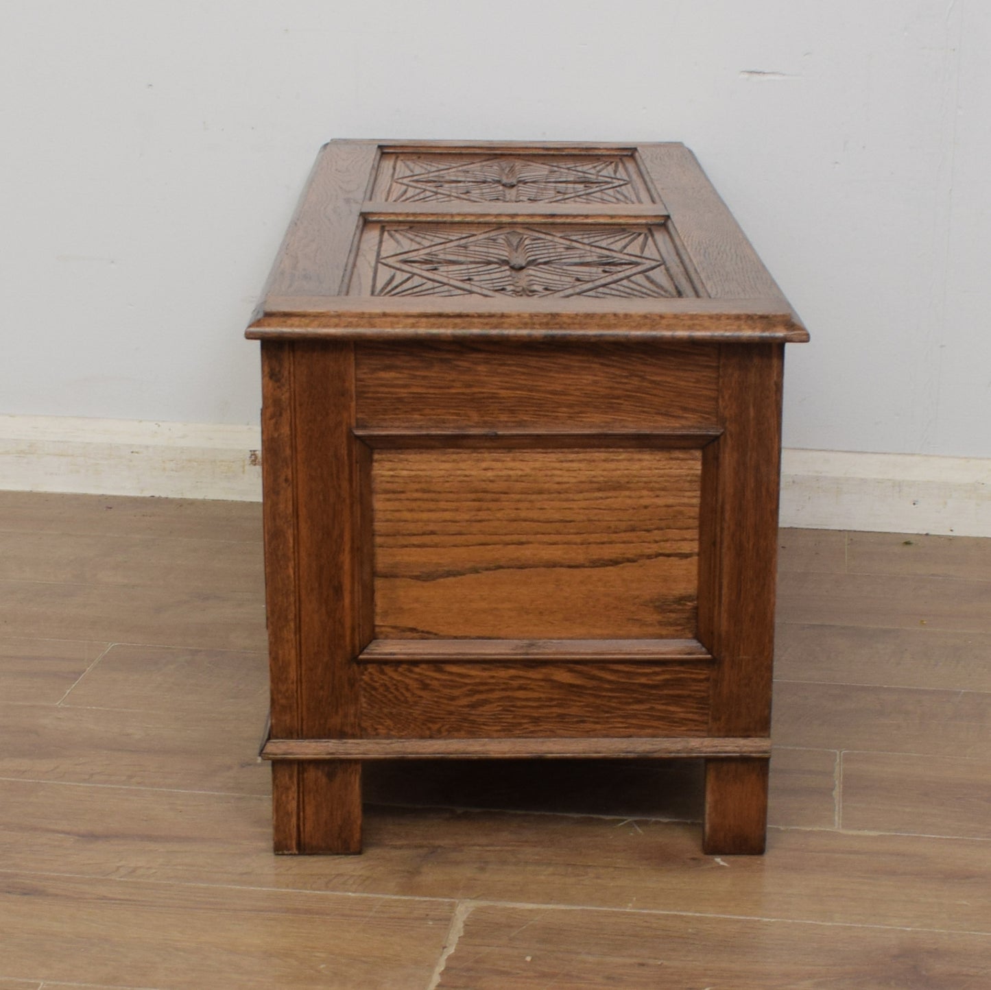 Restored Oak Blanket Box