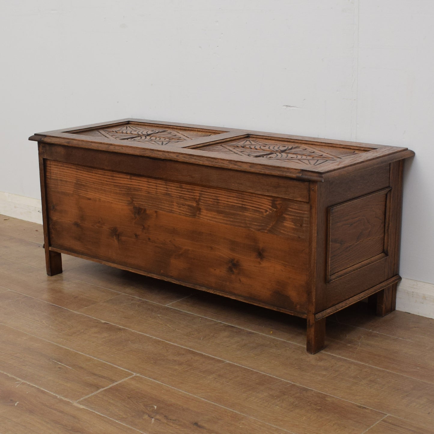 Restored Oak Blanket Box