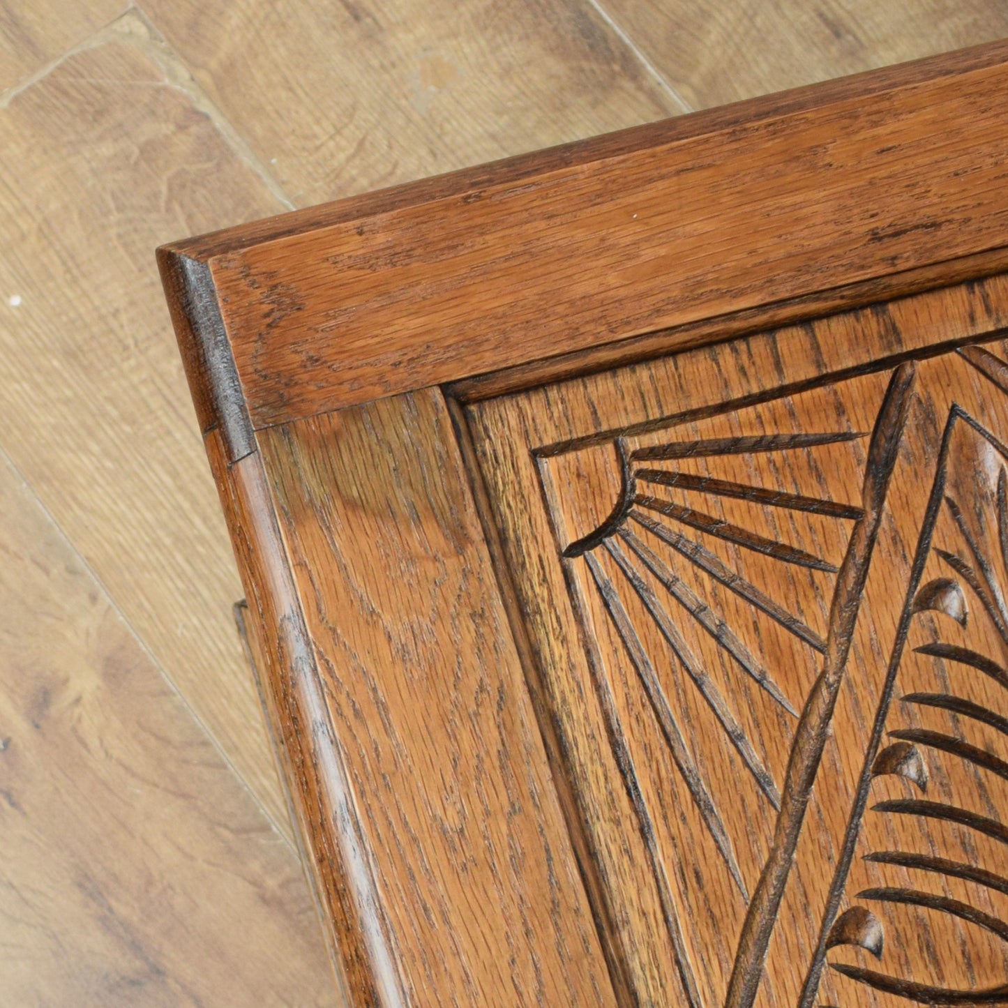 Restored Oak Blanket Box