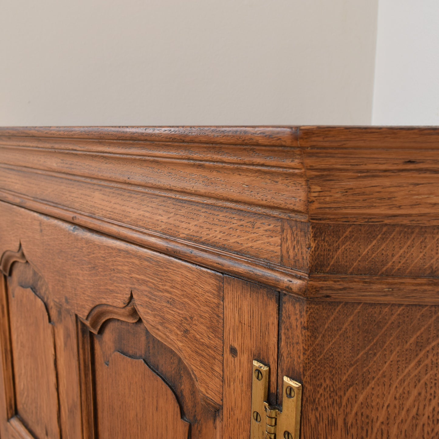 Oak Corner Cabinet