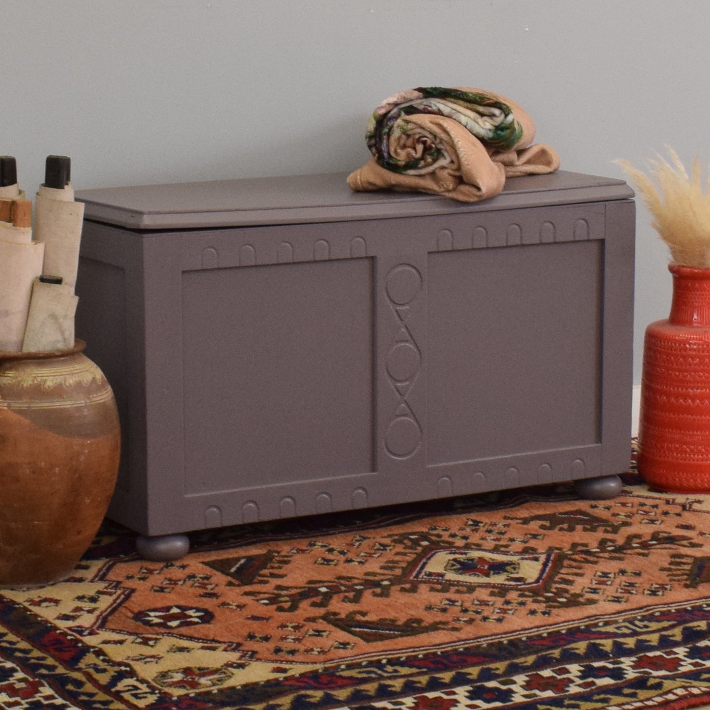 Painted Blanket Box