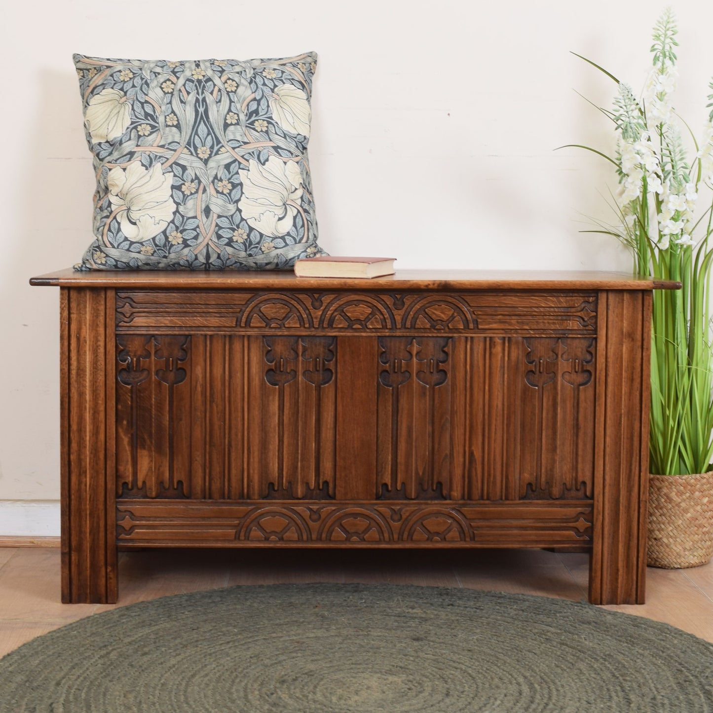 Oak Blanket Box