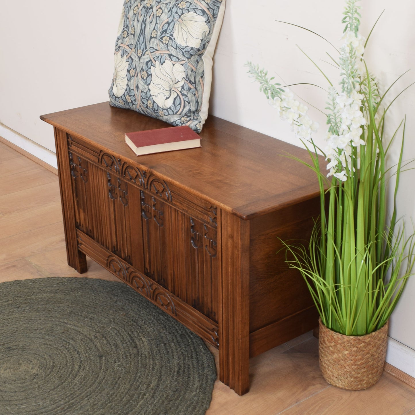 Oak Blanket Box