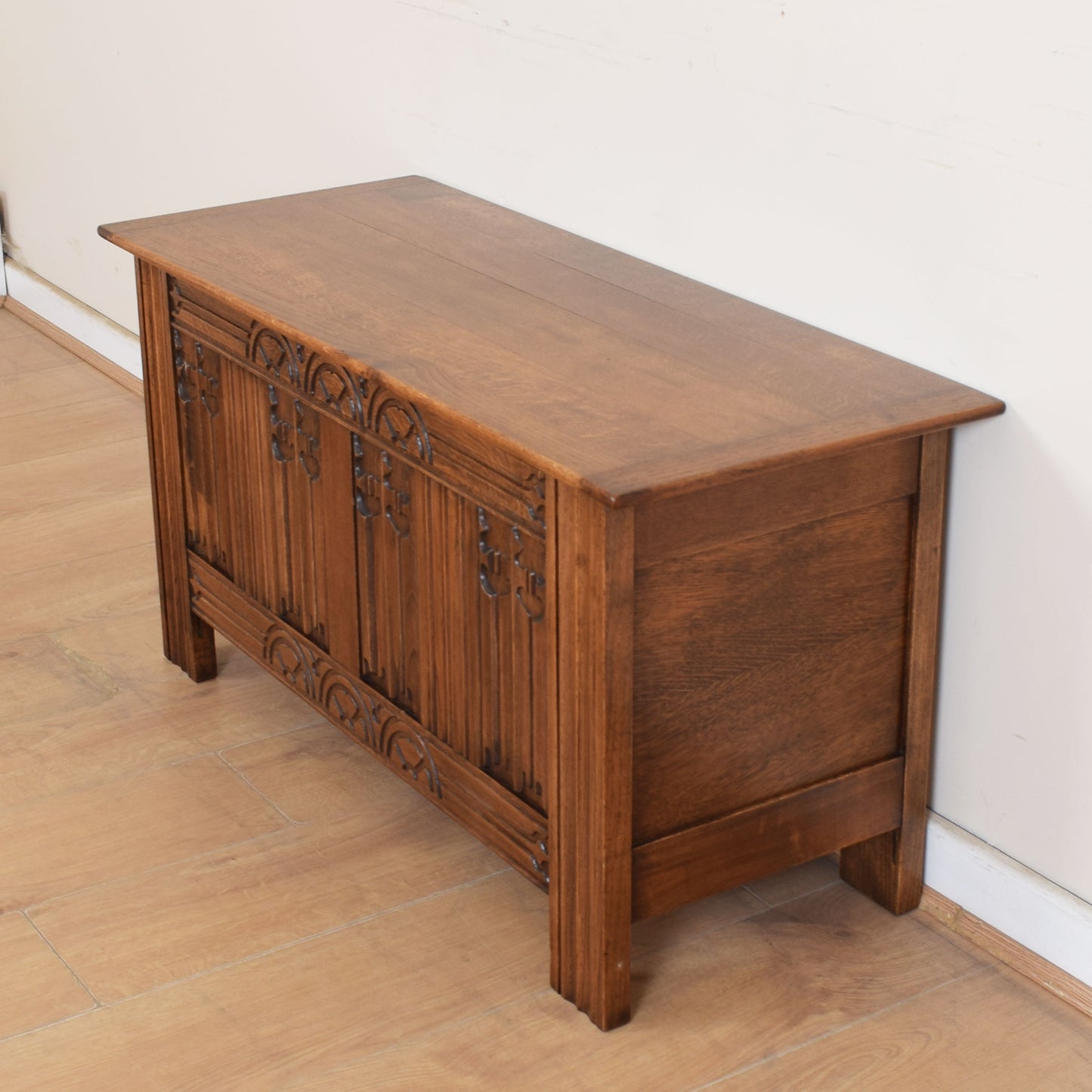Oak Blanket Box