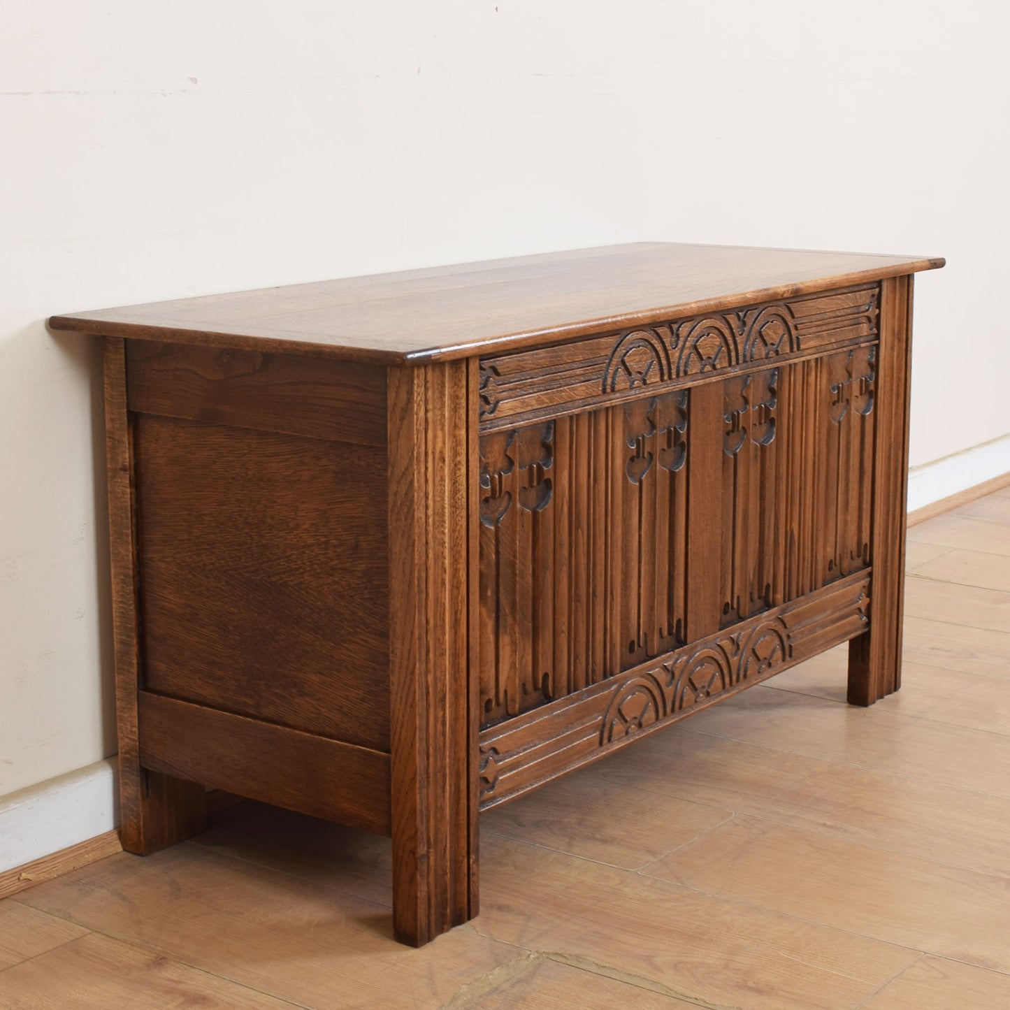 Oak Blanket Box