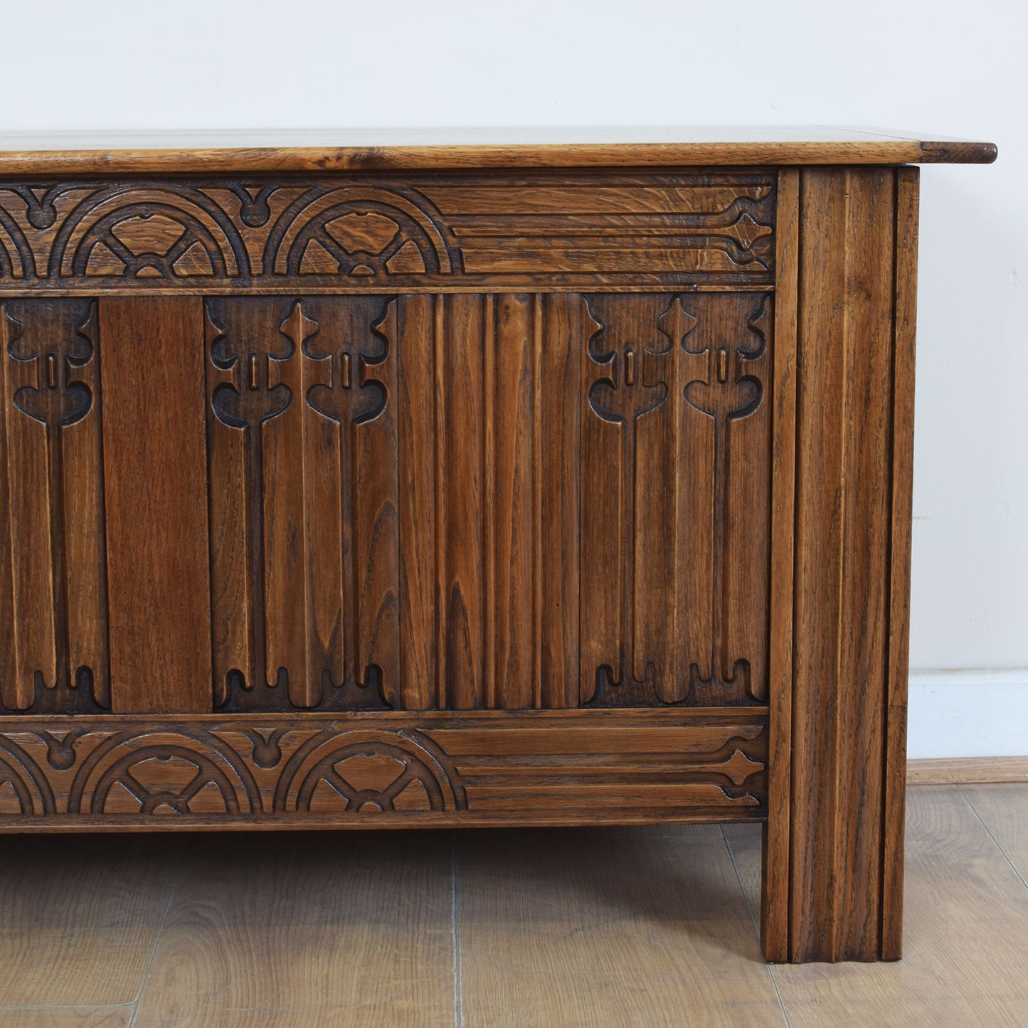 Oak Blanket Box