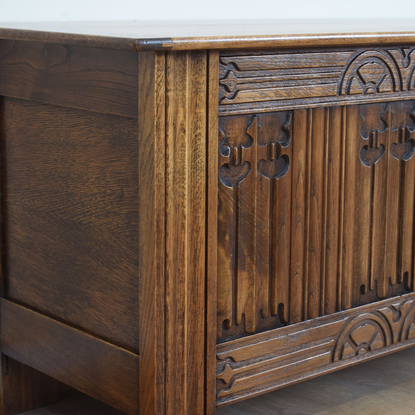 Oak Blanket Box
