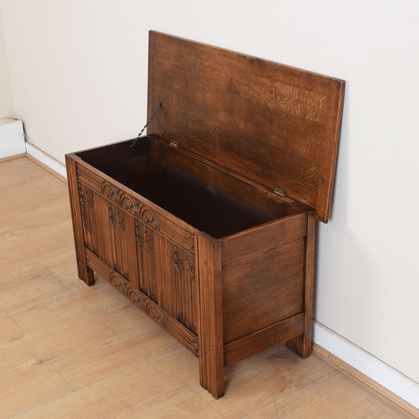 Oak Blanket Box