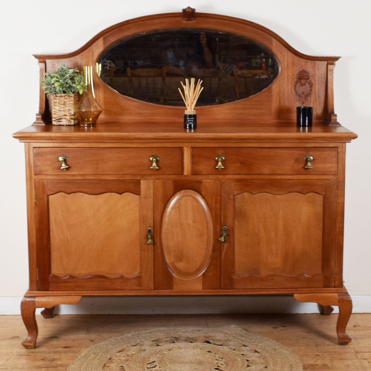 Restored Mirrored Sideboard