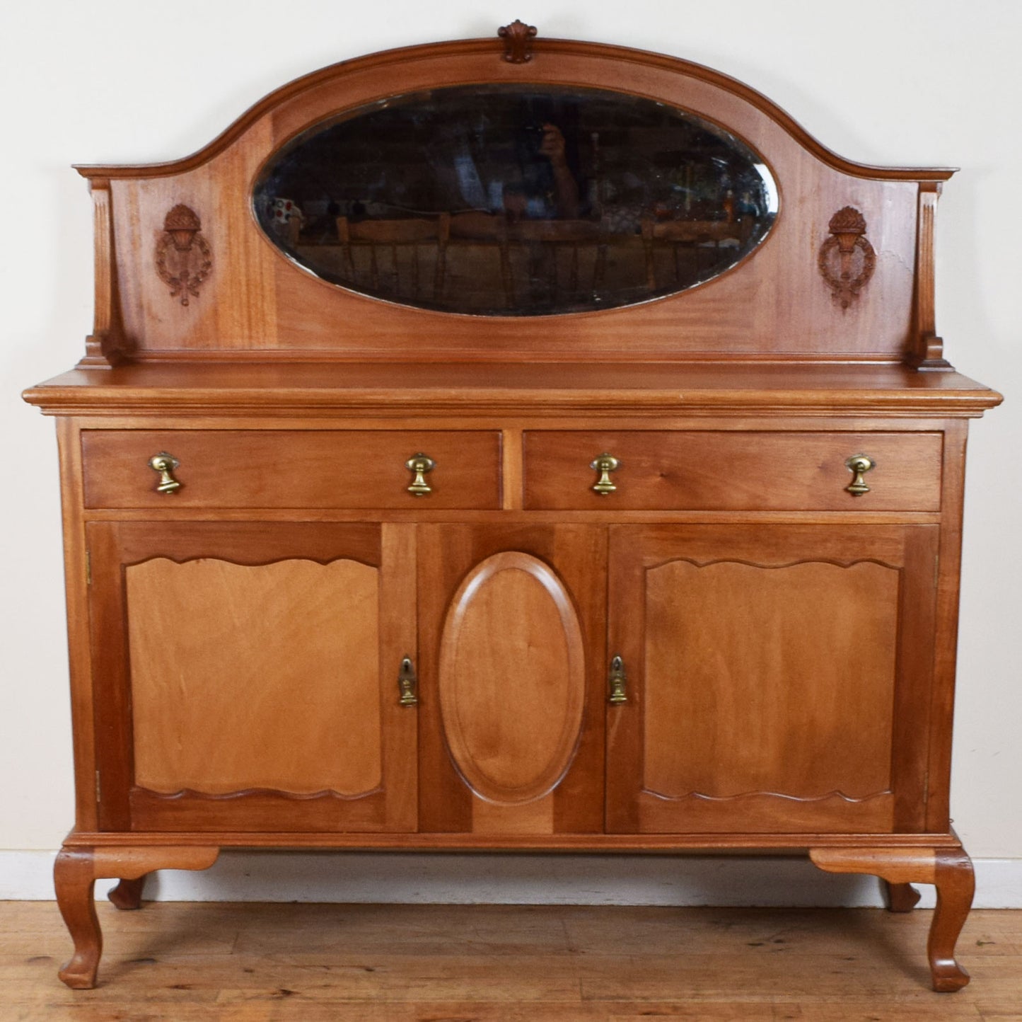 Restored Mirrored Sideboard