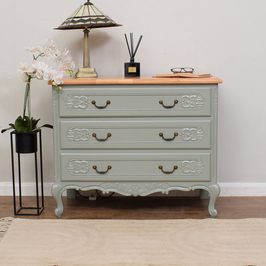 Painted French Chest Of Drawers