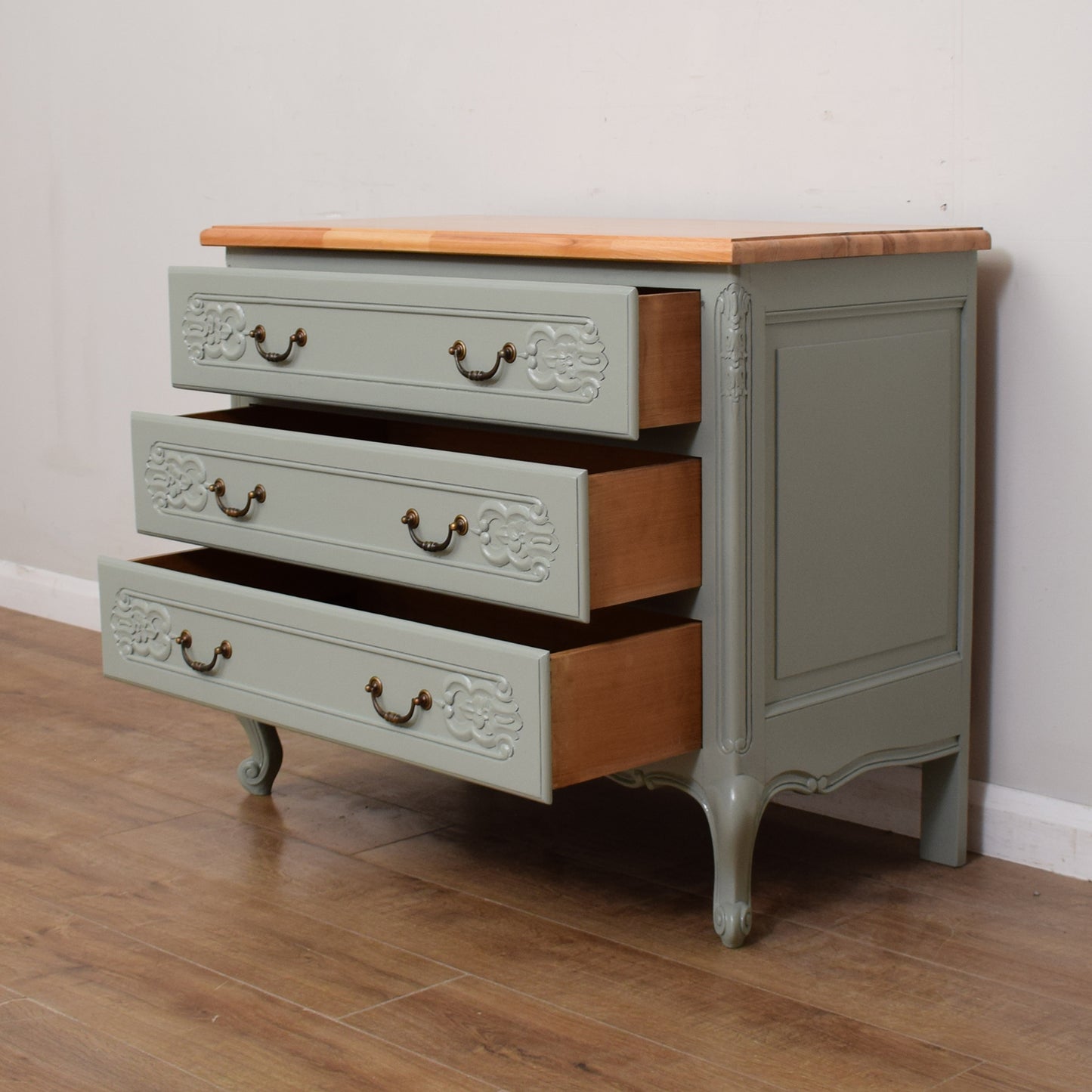 Painted French Chest Of Drawers