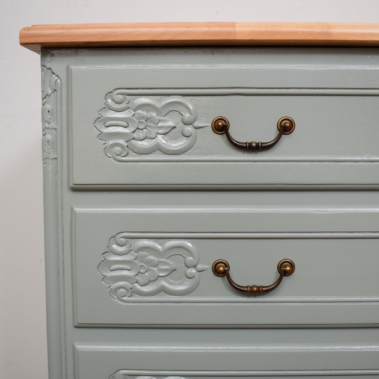 Painted French Chest Of Drawers