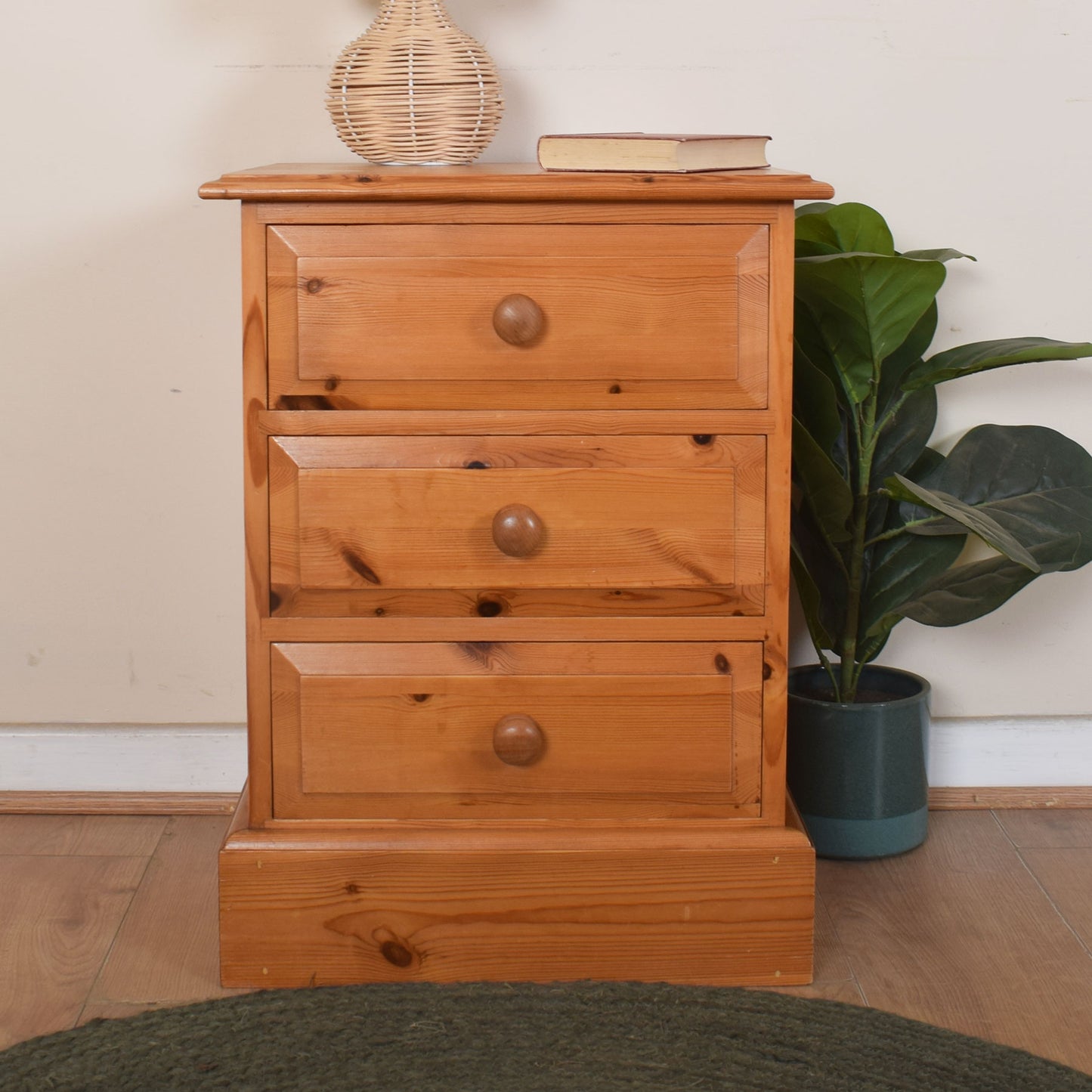 Solid Pine Bedside