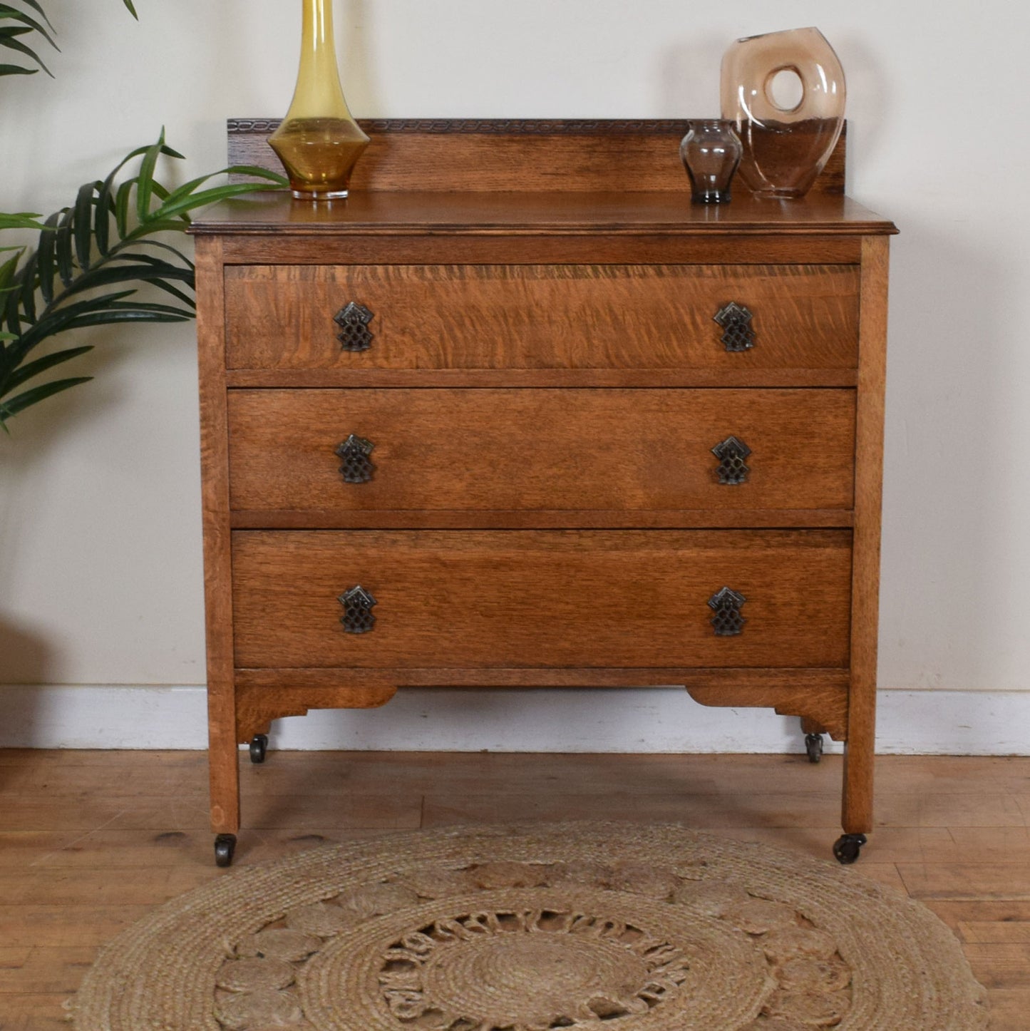 Restored Oak Chest of Drawers