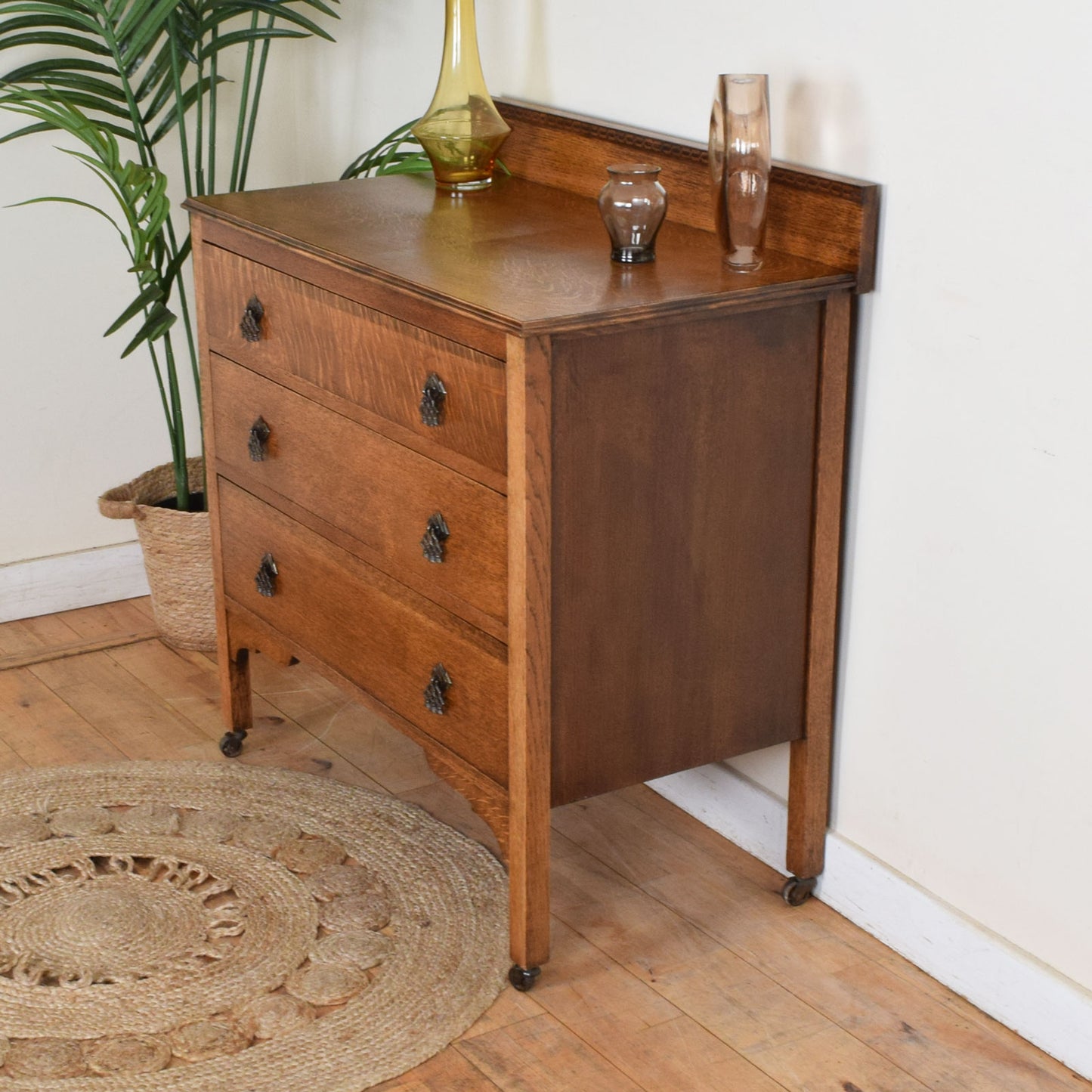 Restored Oak Chest of Drawers