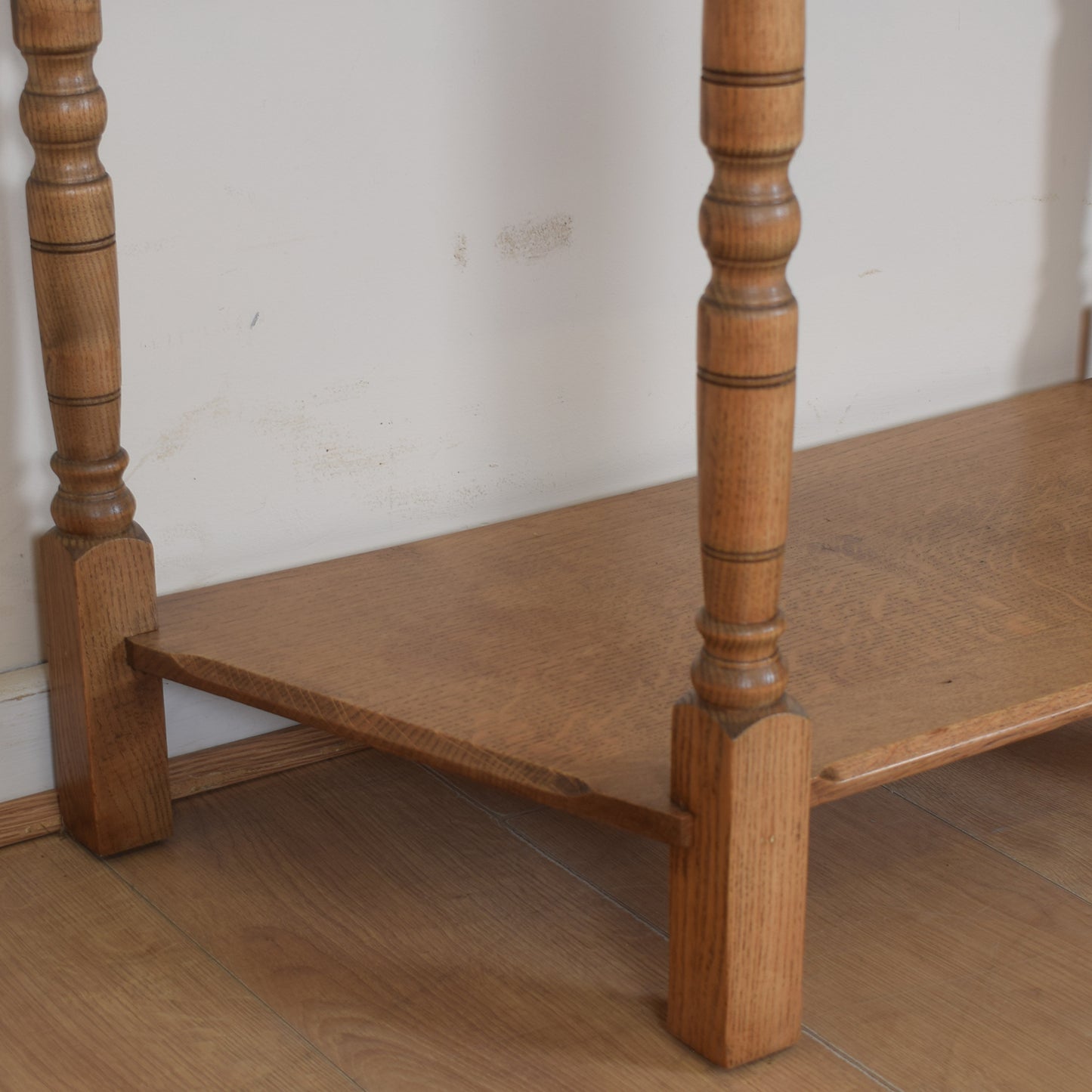 Vintage Oak Console Table