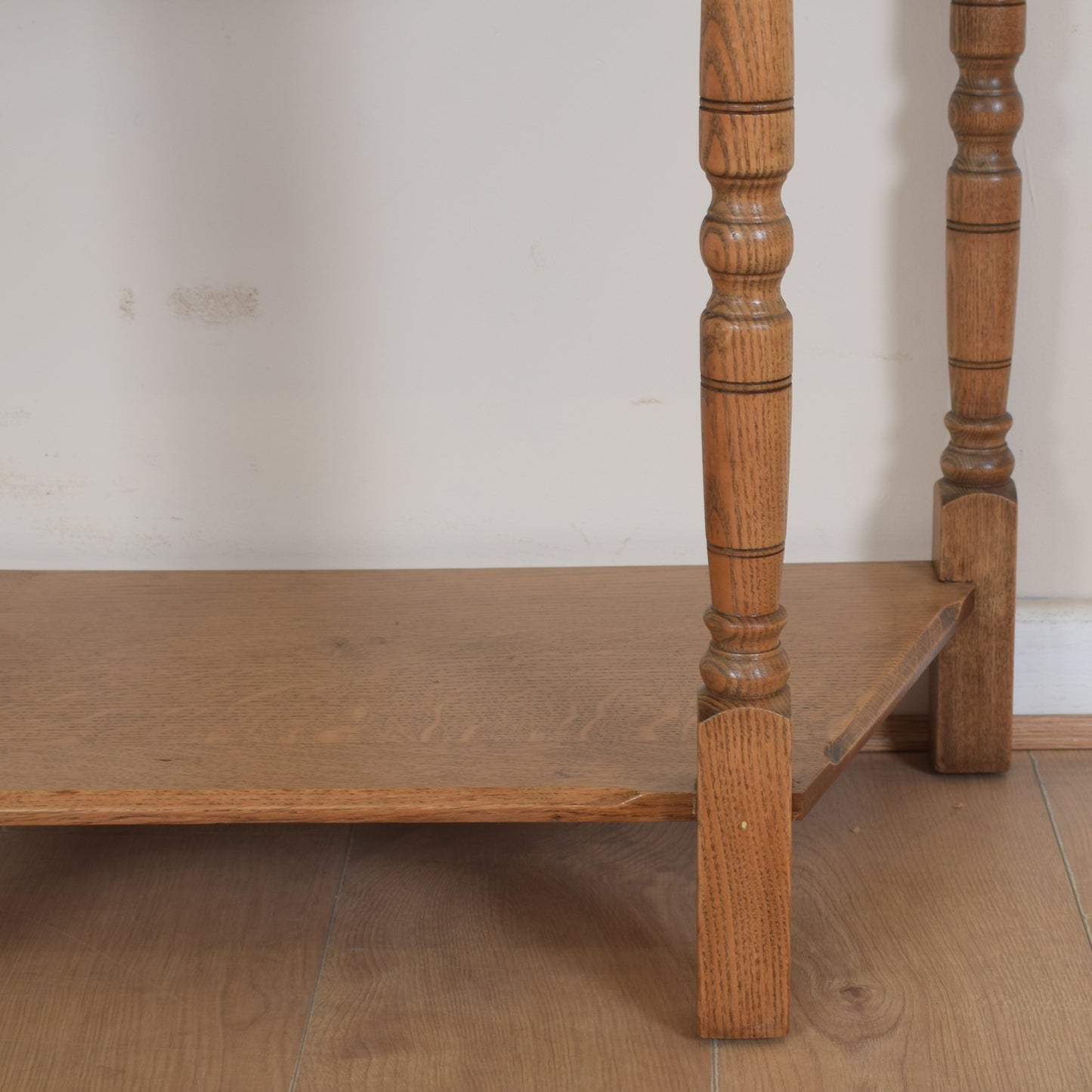 Vintage Oak Console Table