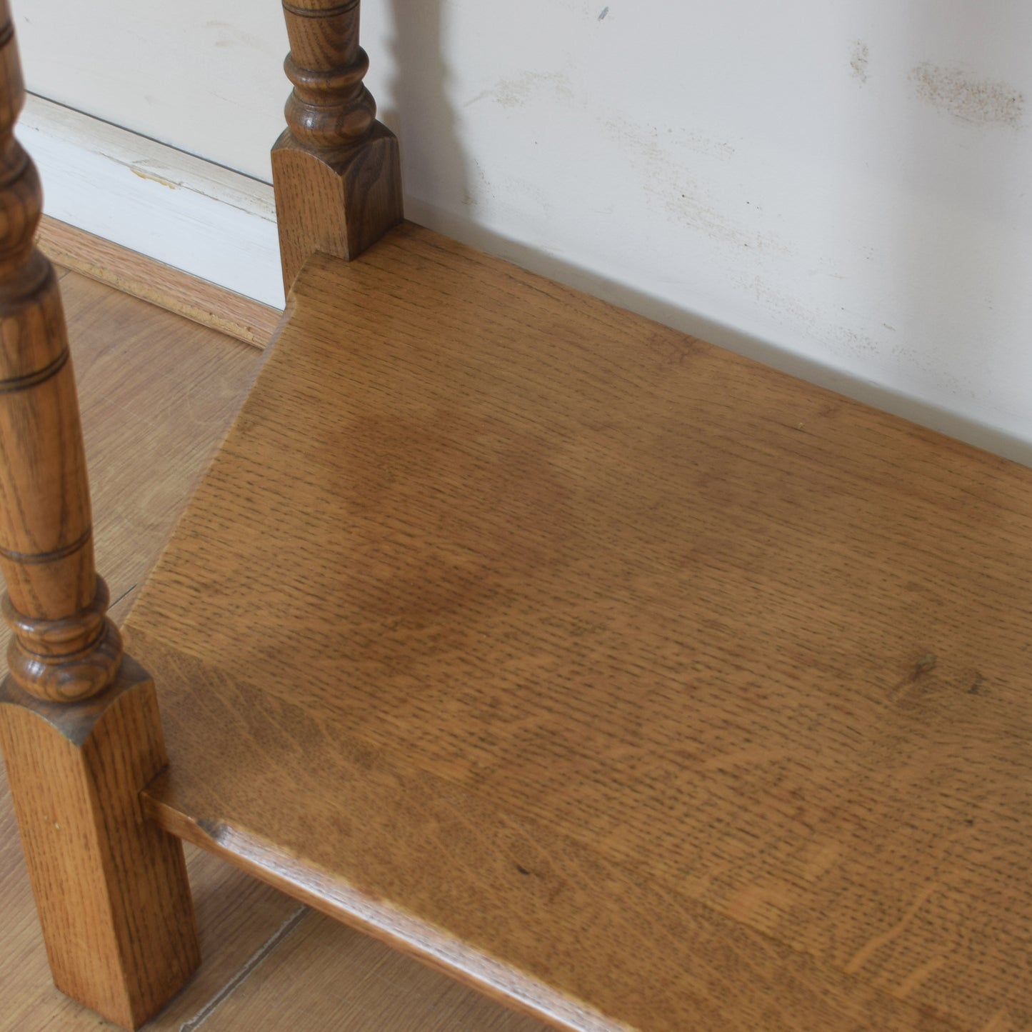 Vintage Oak Console Table