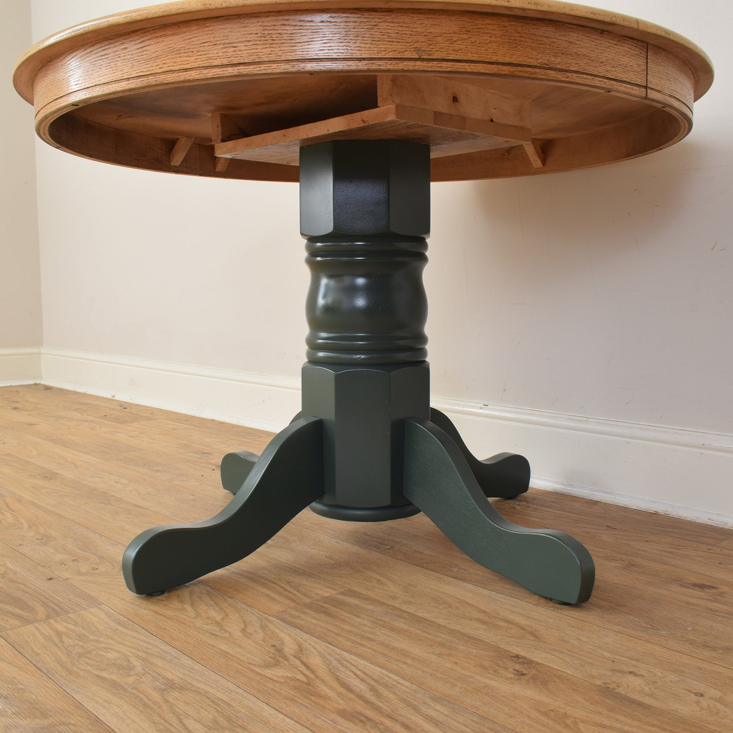 Painted Table And Four Chairs
