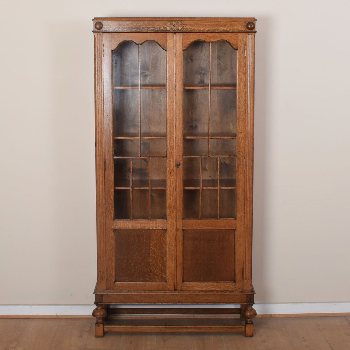 Glazed Bookcase Cabinet