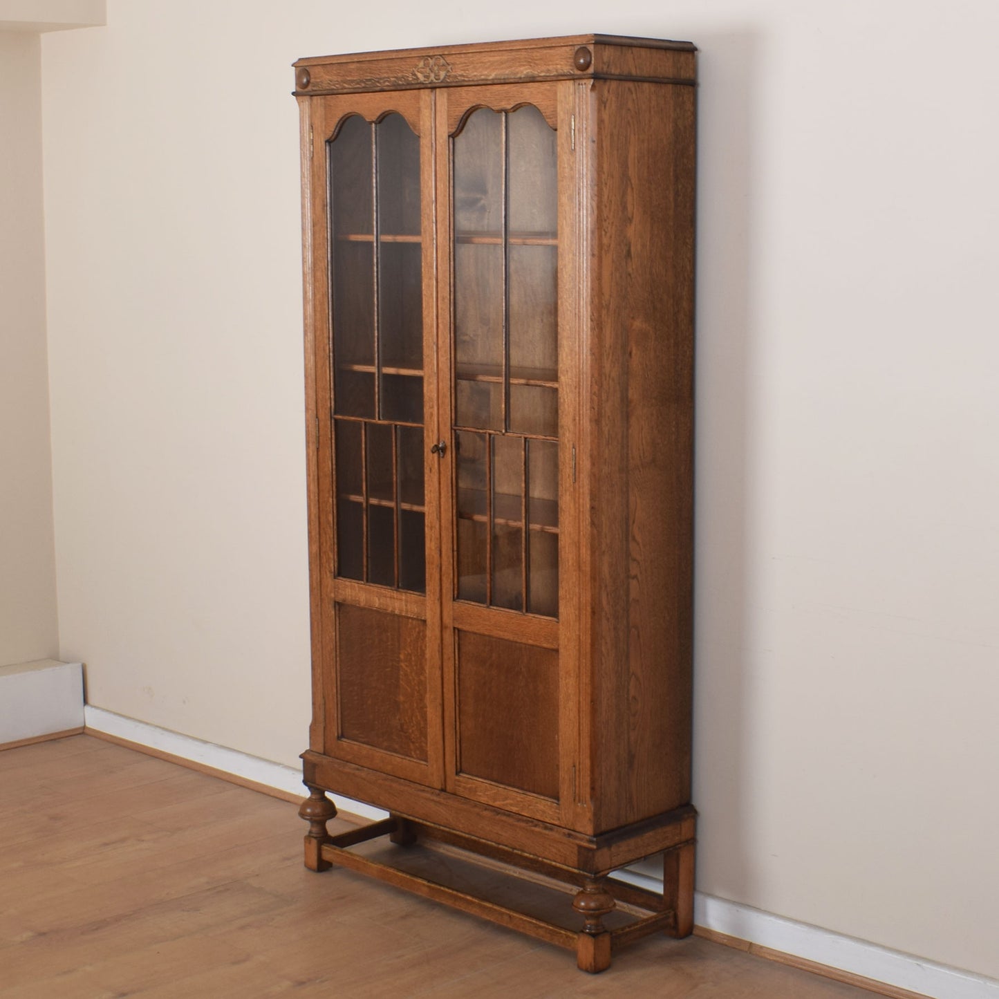 Glazed Bookcase Cabinet
