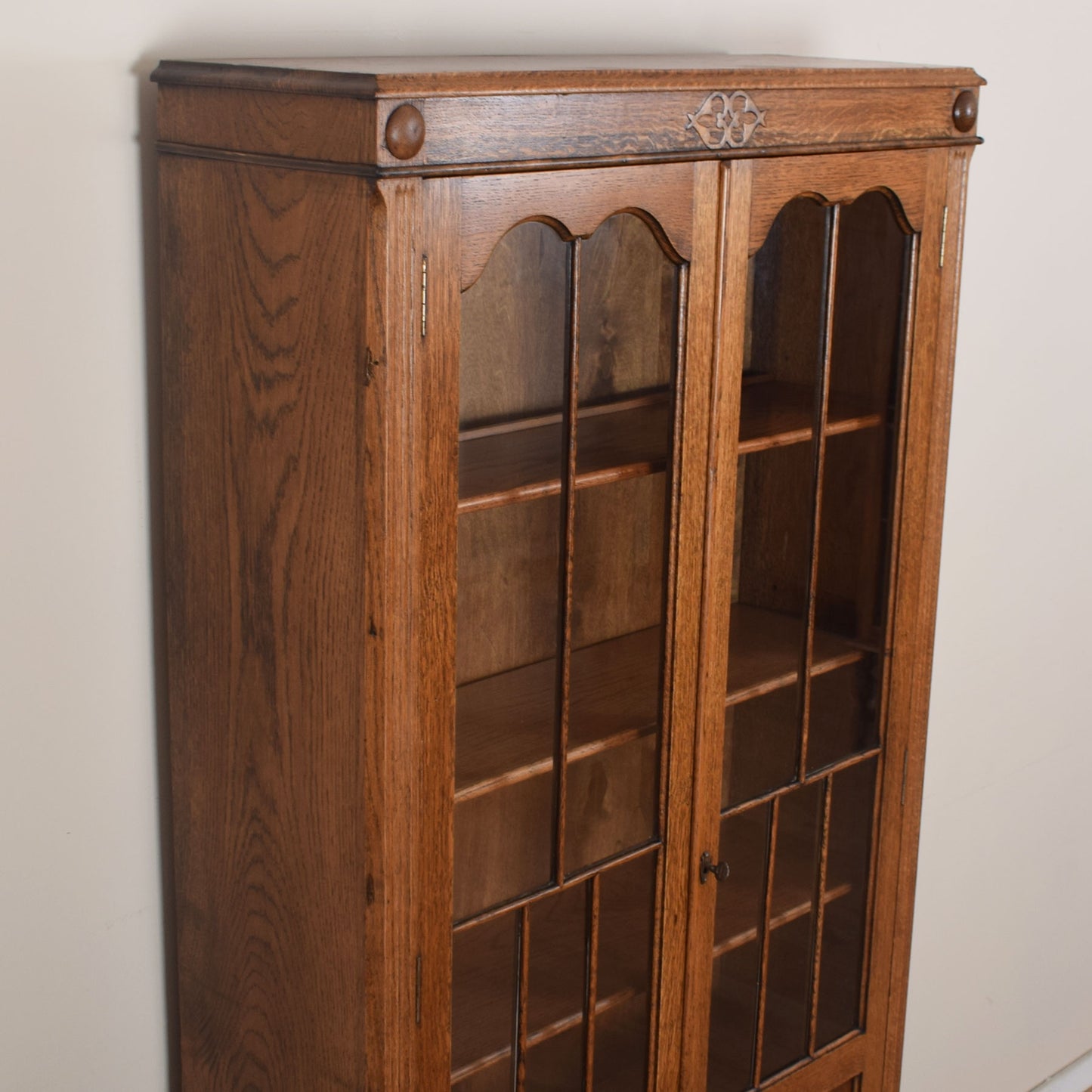 Glazed Bookcase Cabinet