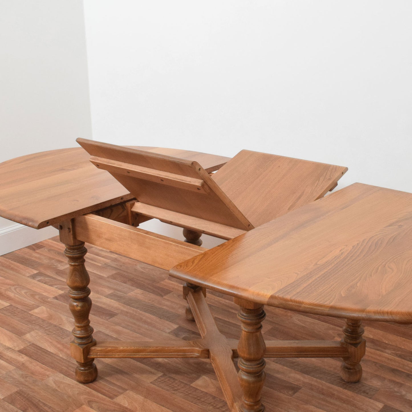 Ercol Draw Leaf Table and Six Chairs