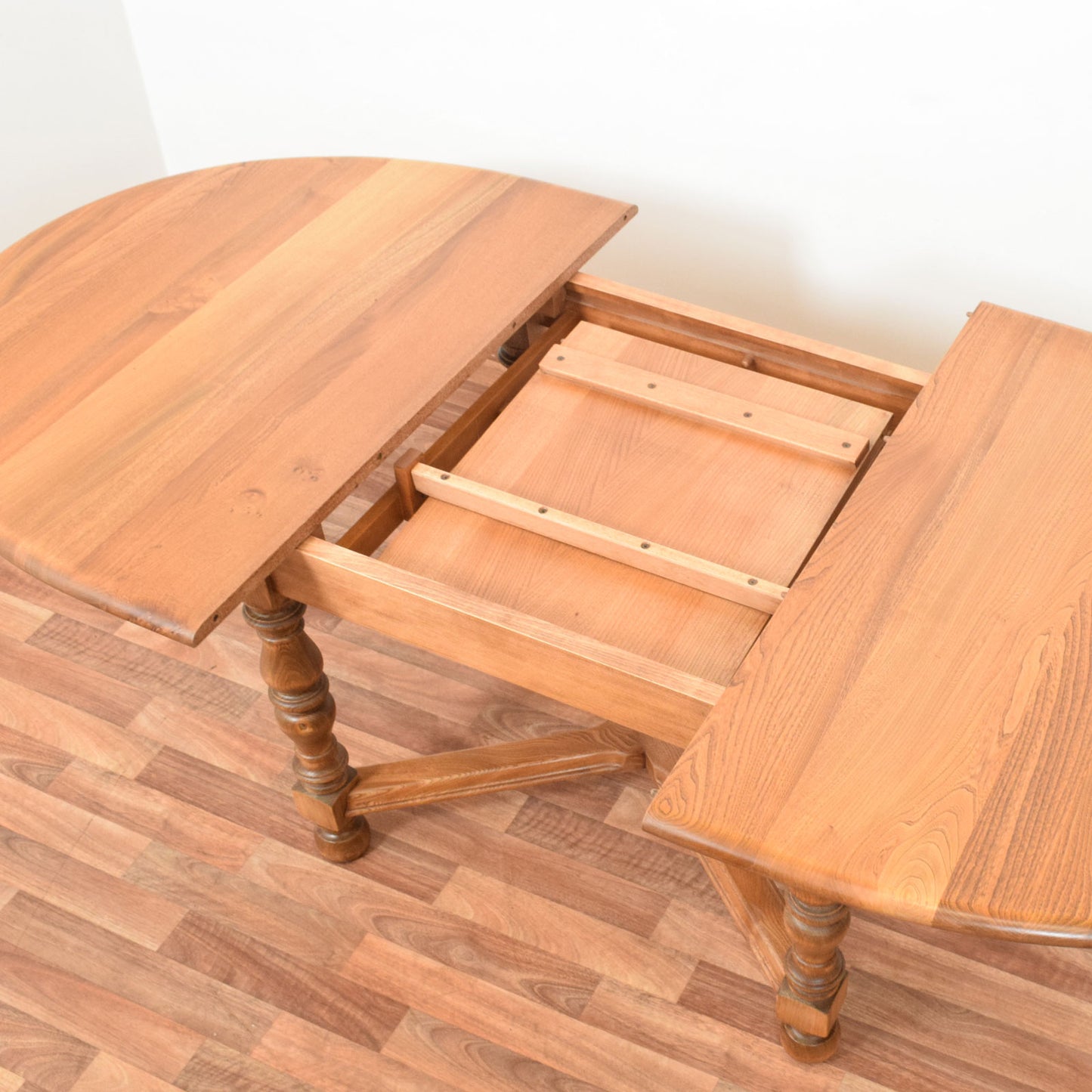 Ercol Draw Leaf Table and Six Chairs