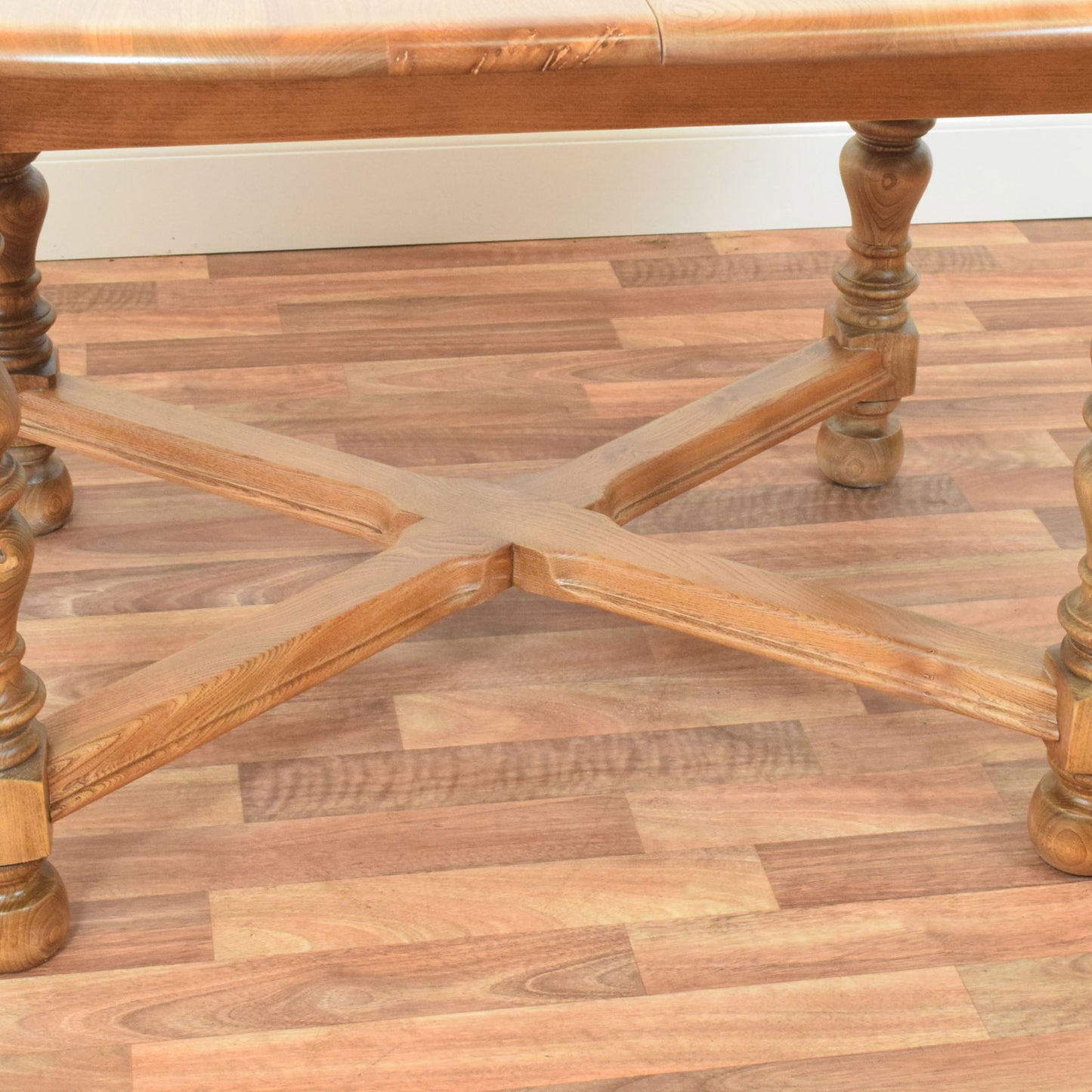 Ercol Draw Leaf Table and Six Chairs