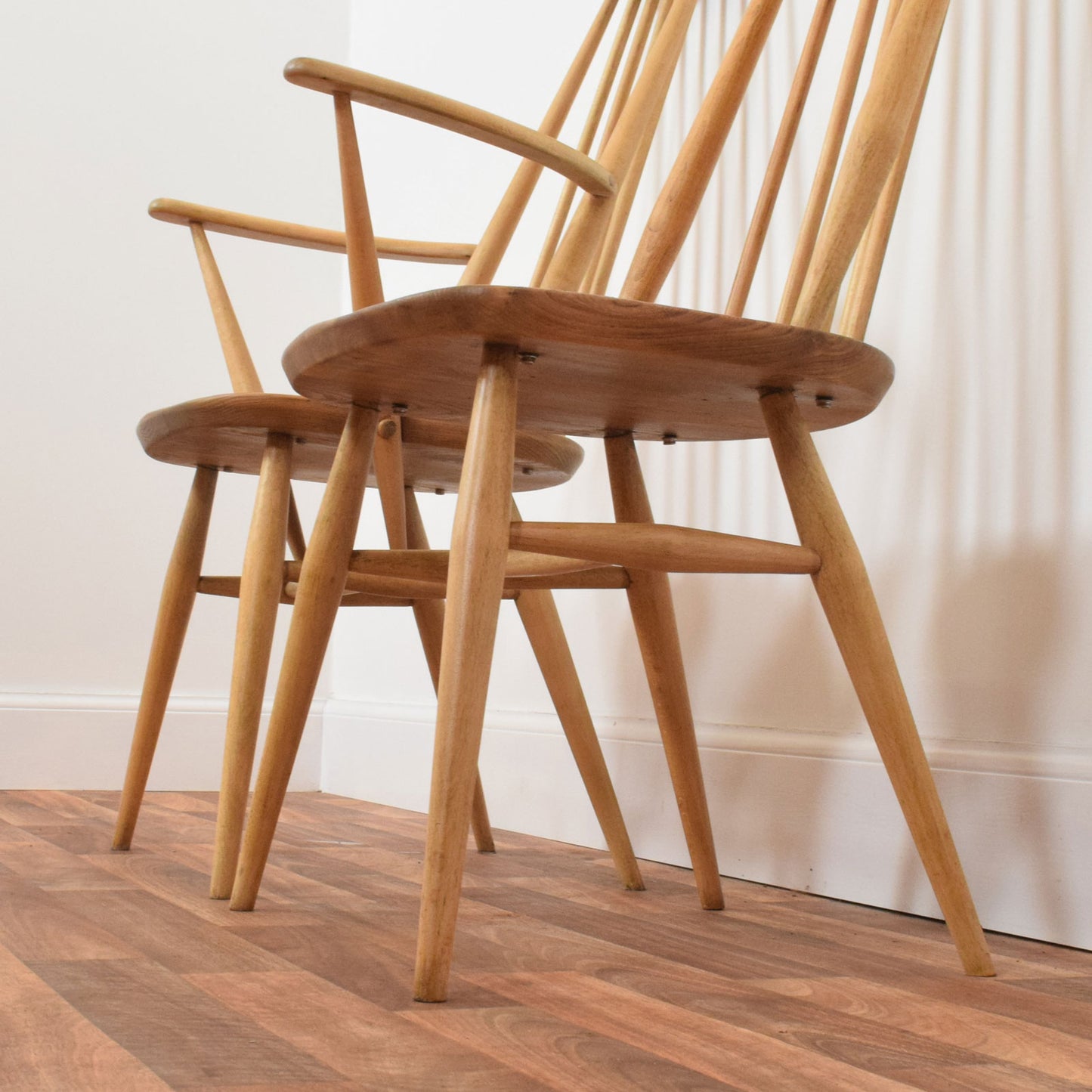 Ercol Draw Leaf Table and Six Chairs