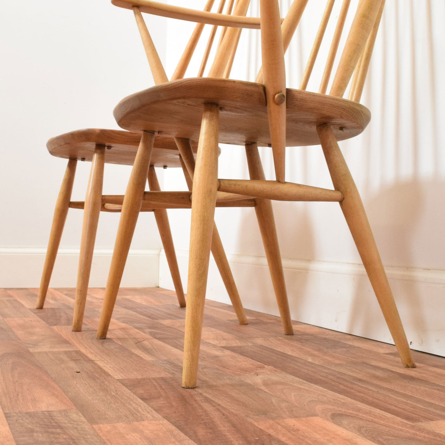 Ercol Draw Leaf Table and Six Chairs