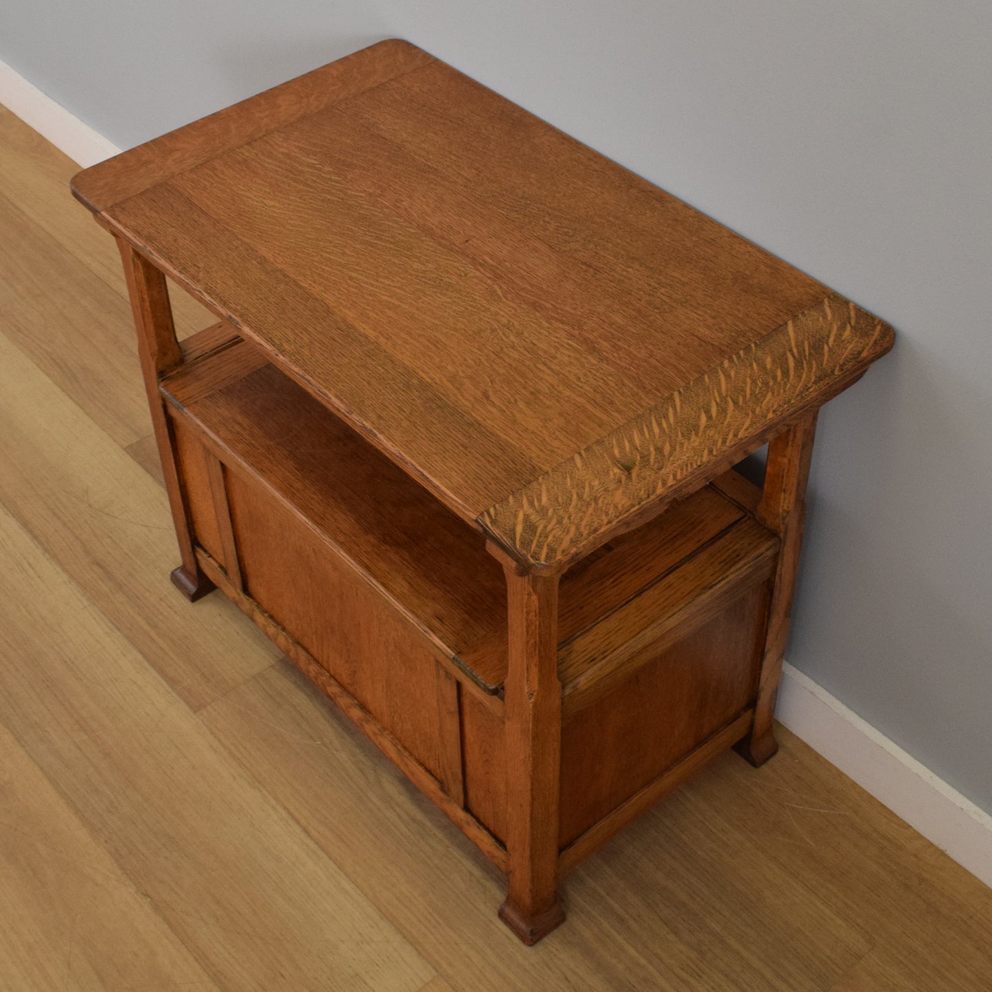 Restored Oak Monks Bench