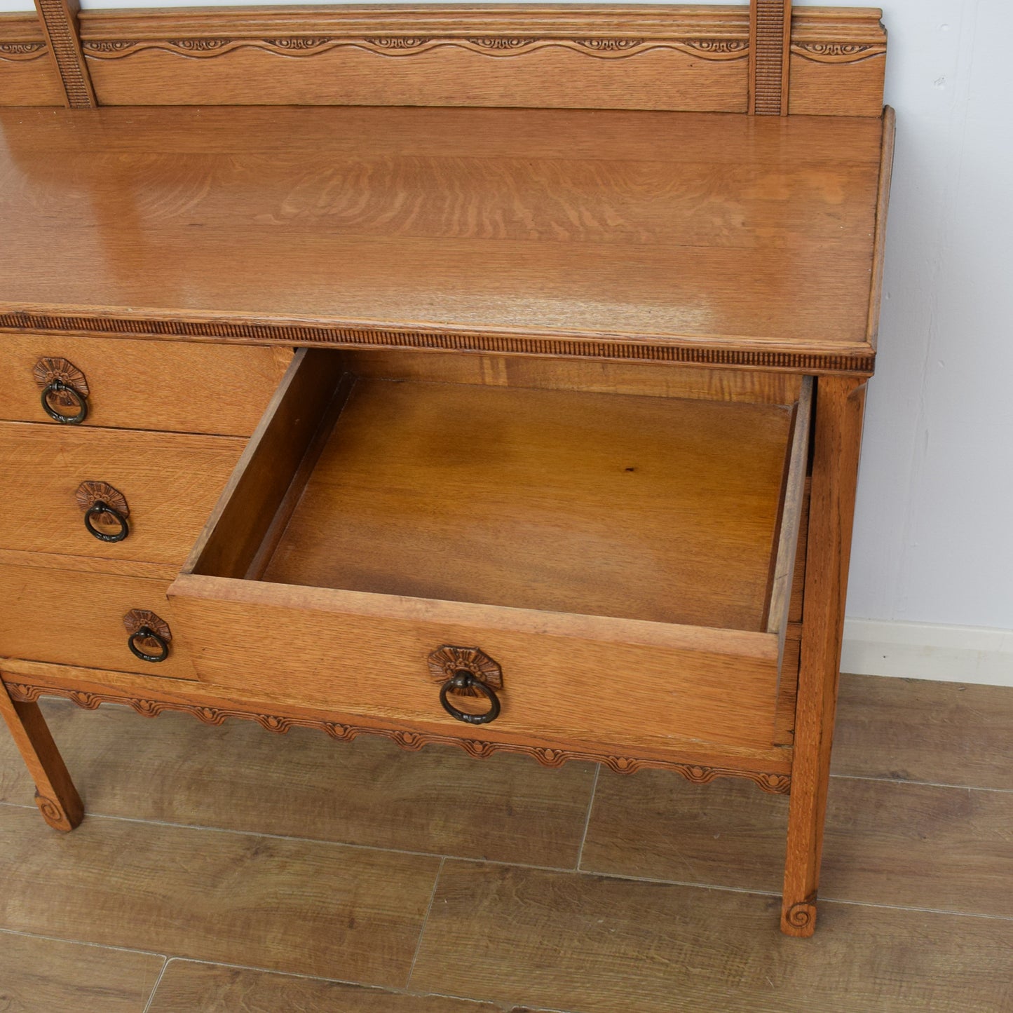 Restored Oak Dressing Table