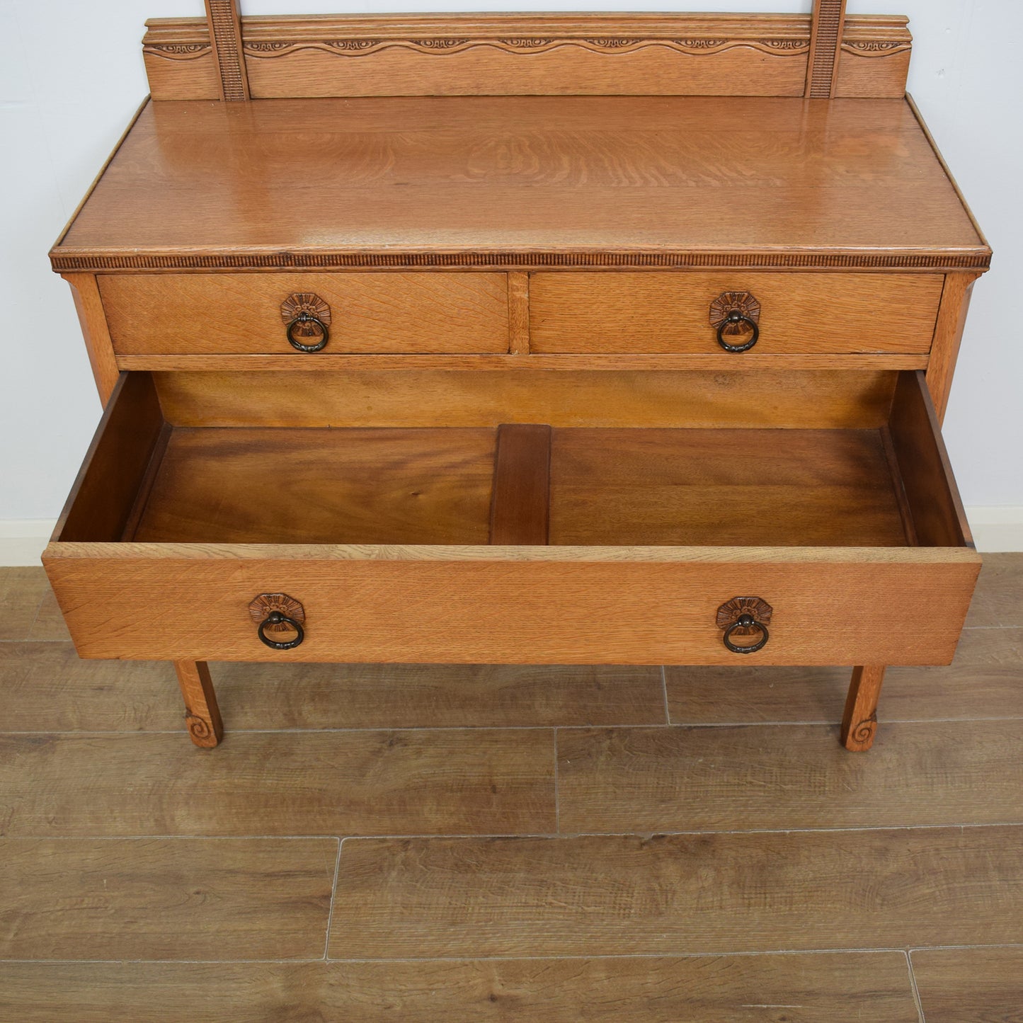 Restored Oak Dressing Table