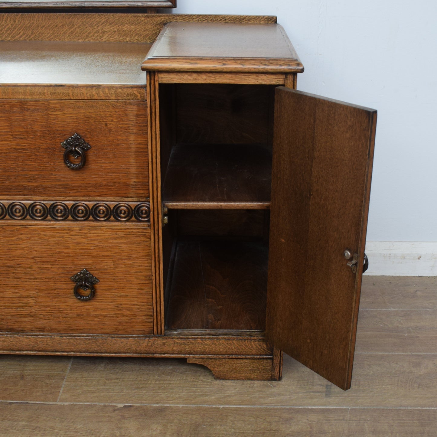 Restored Oak Dressing Table