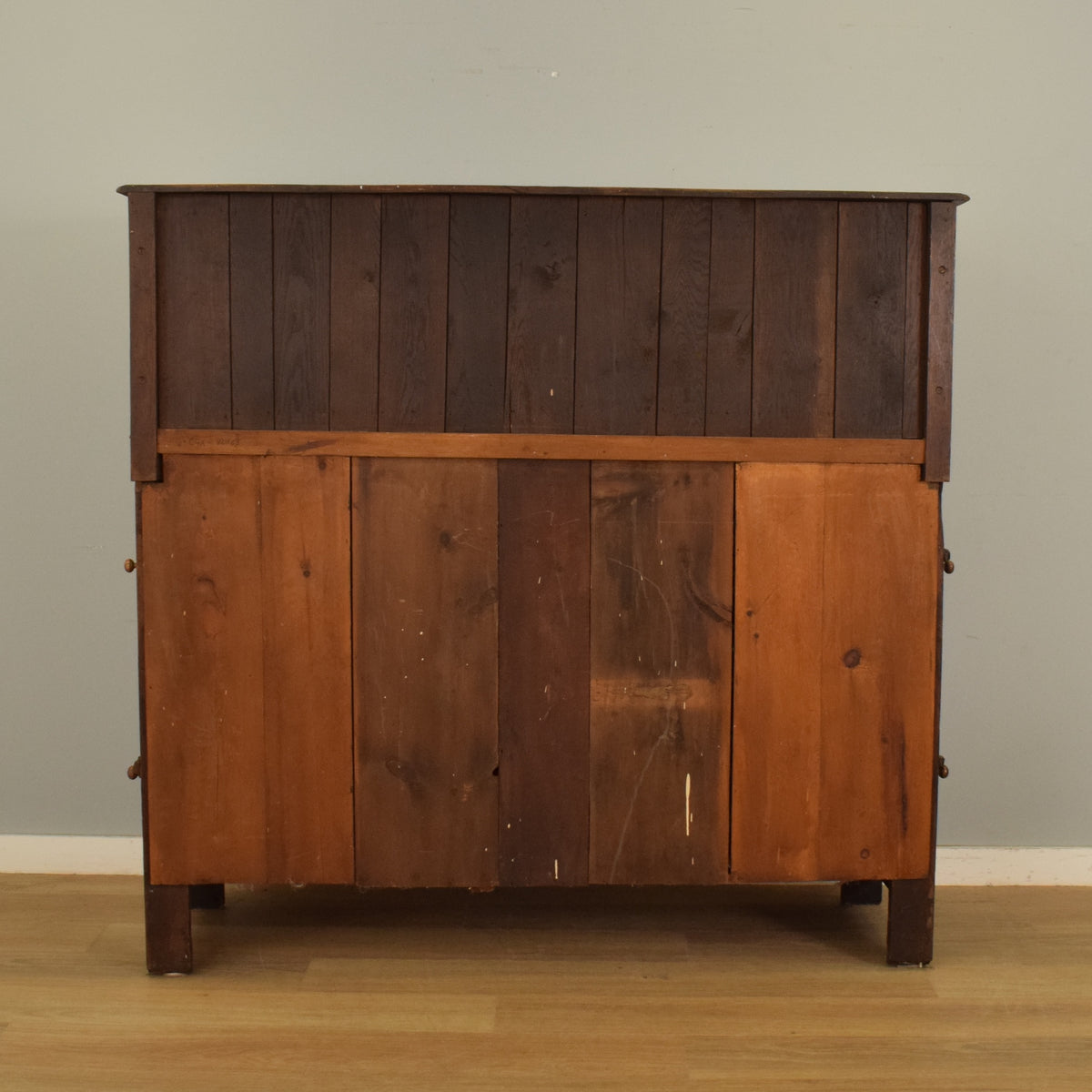 Carved Oak Court Cabinet