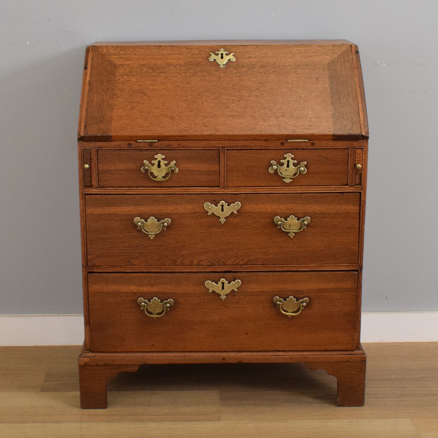 Small Georgian Oak Bureau