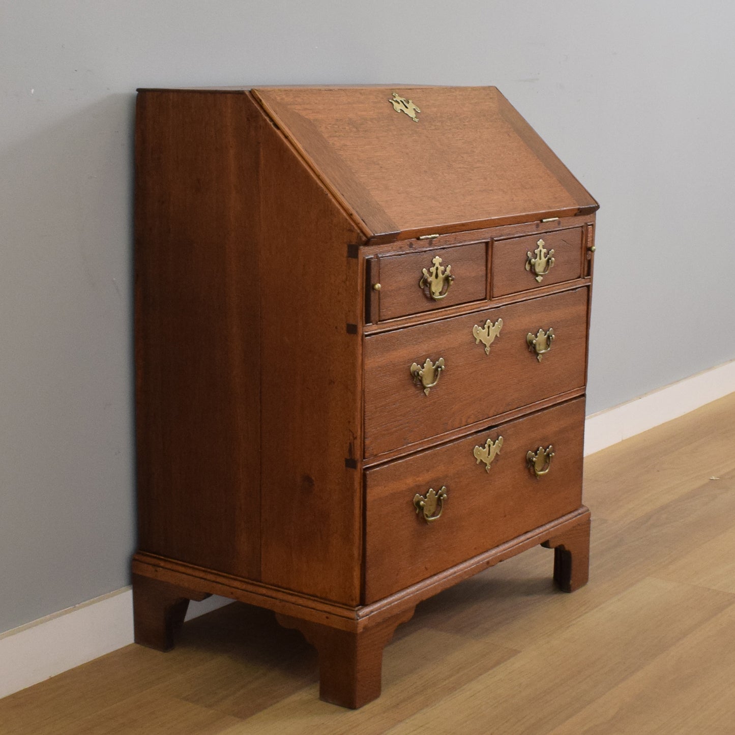 Small Georgian Oak Bureau