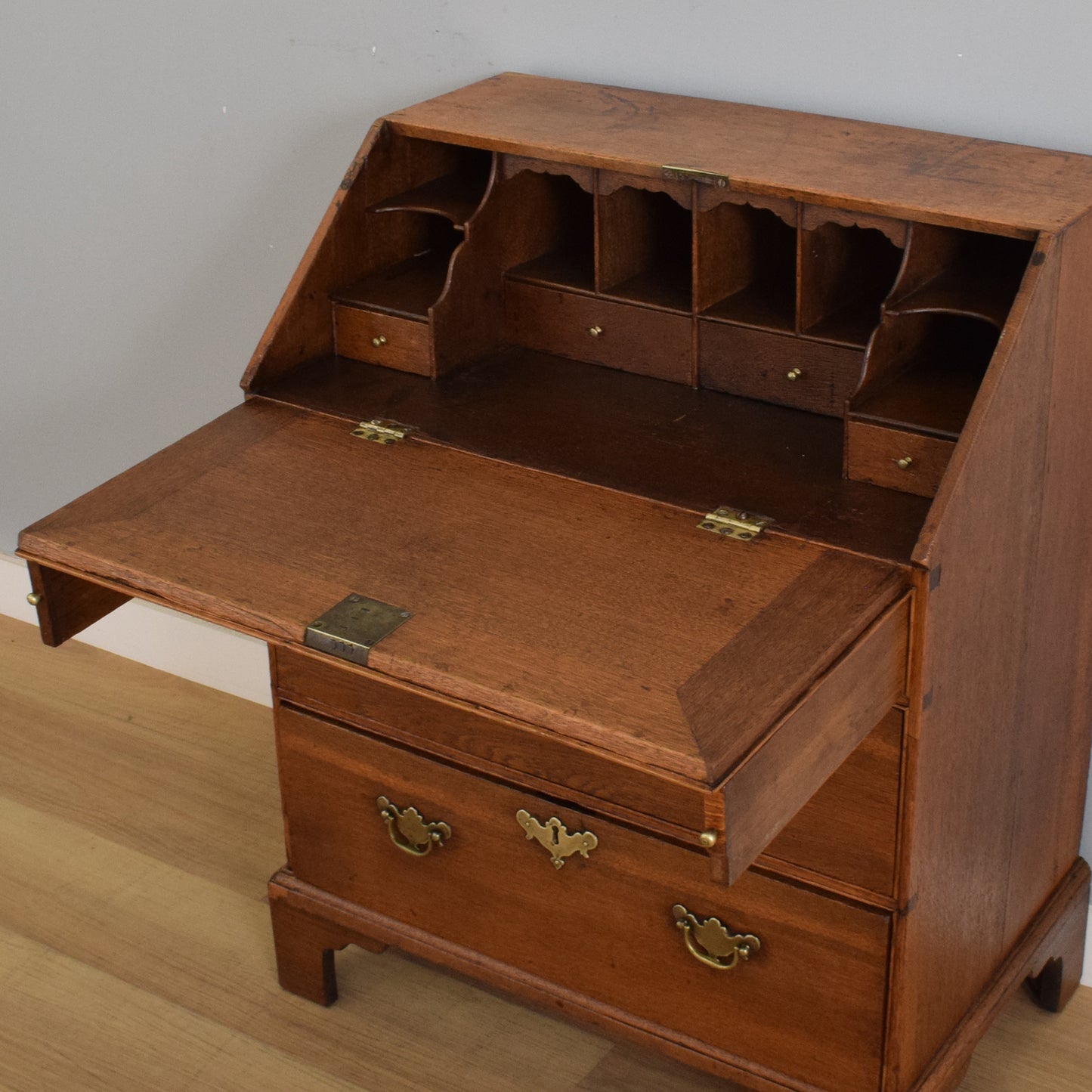 Small Georgian Oak Bureau