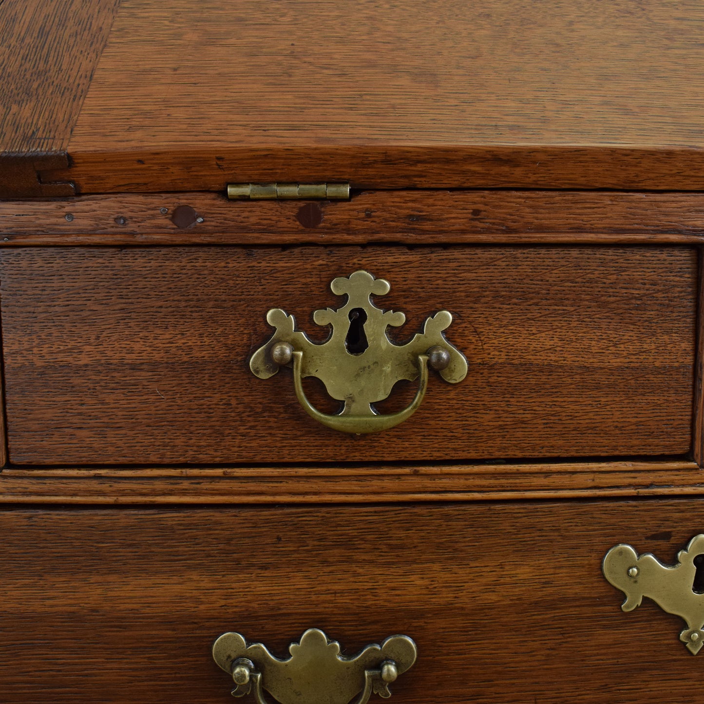 Small Georgian Oak Bureau